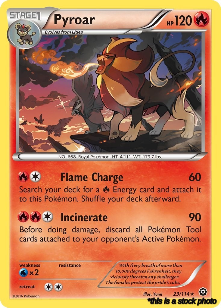 23/114 Pyroar Rare Normal