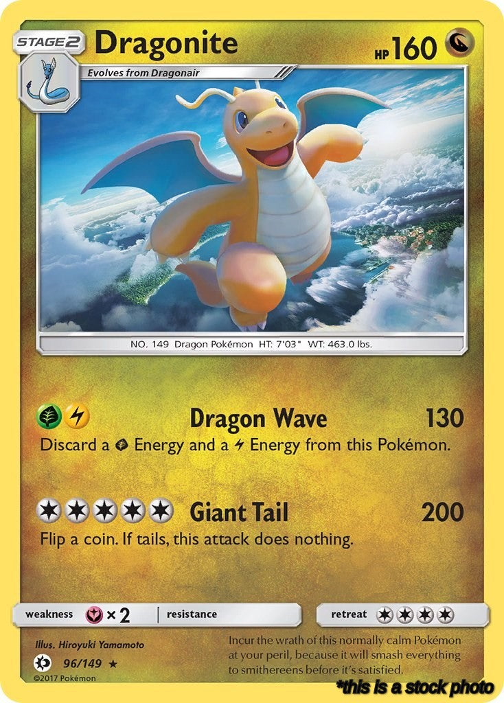 96/149 Dragonite Holo Rare Holofoil