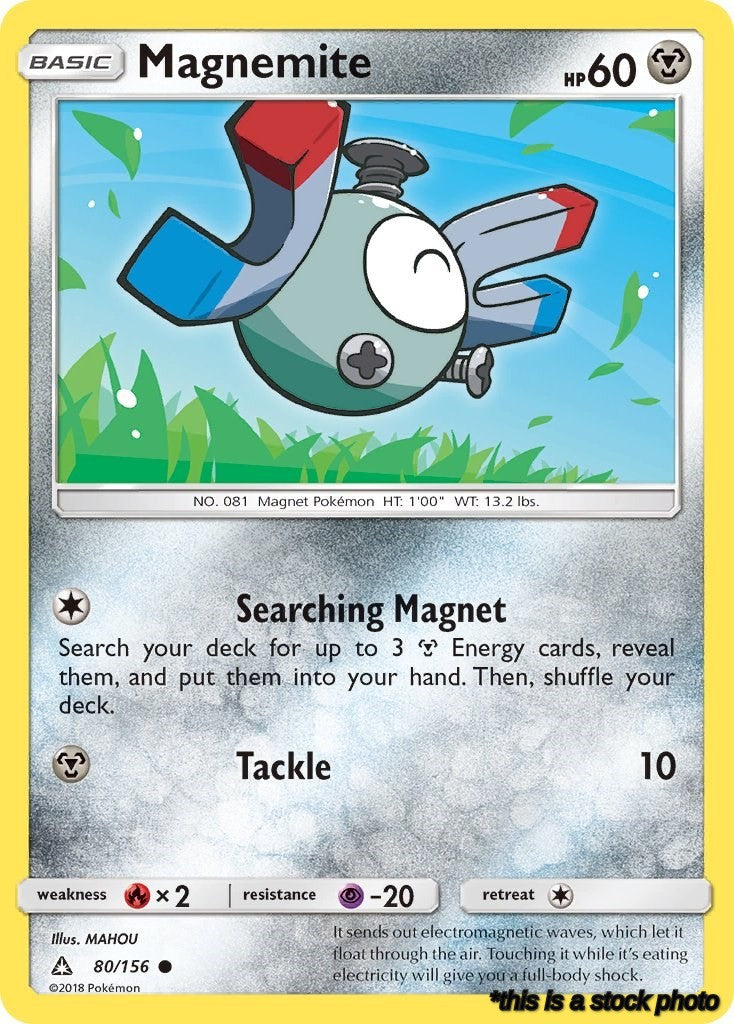 80/156 Magnemite (80) Common Reverse Holofoil
