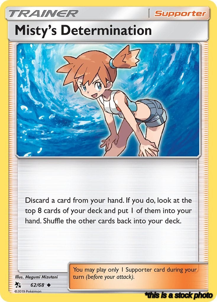 62/68 Misty's Determination Uncommon Normal