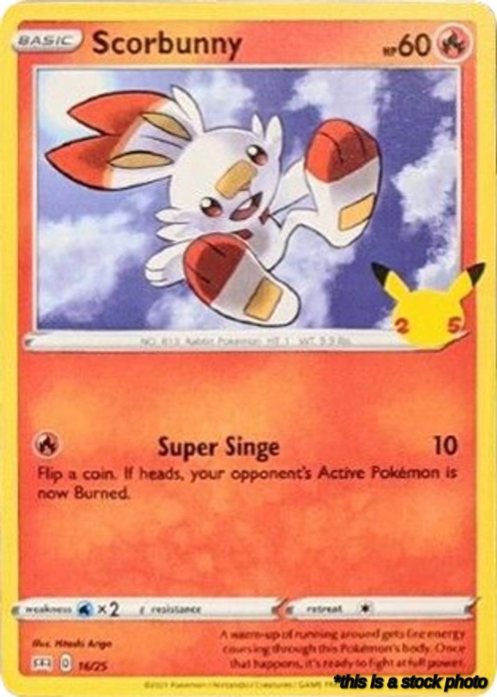 016/025 Scorbunny Promo Normal