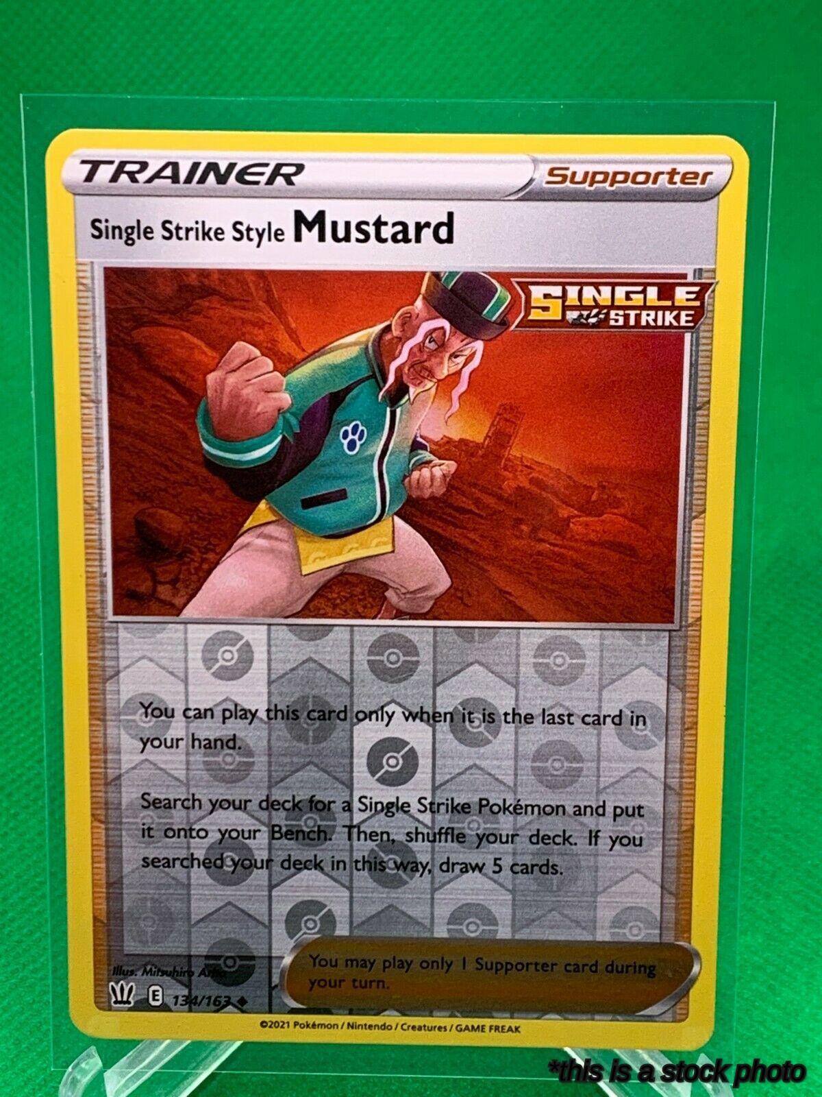 134/163 Single Strike Style Mustard Uncommon Reverse Holofoil