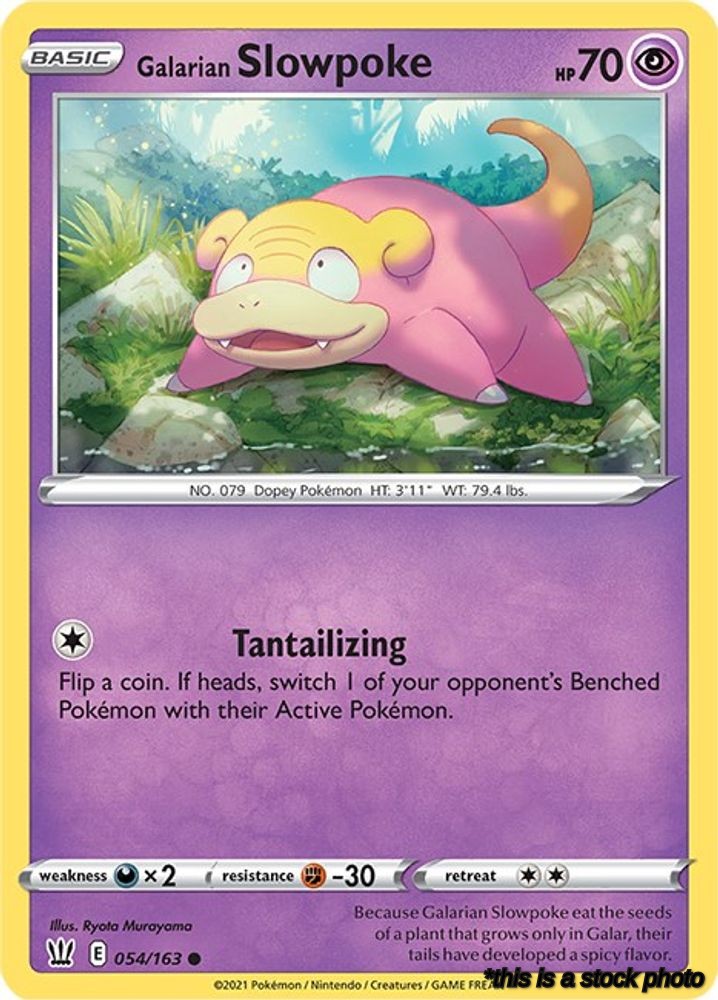 054/163 Galarian Slowpoke Common Normal