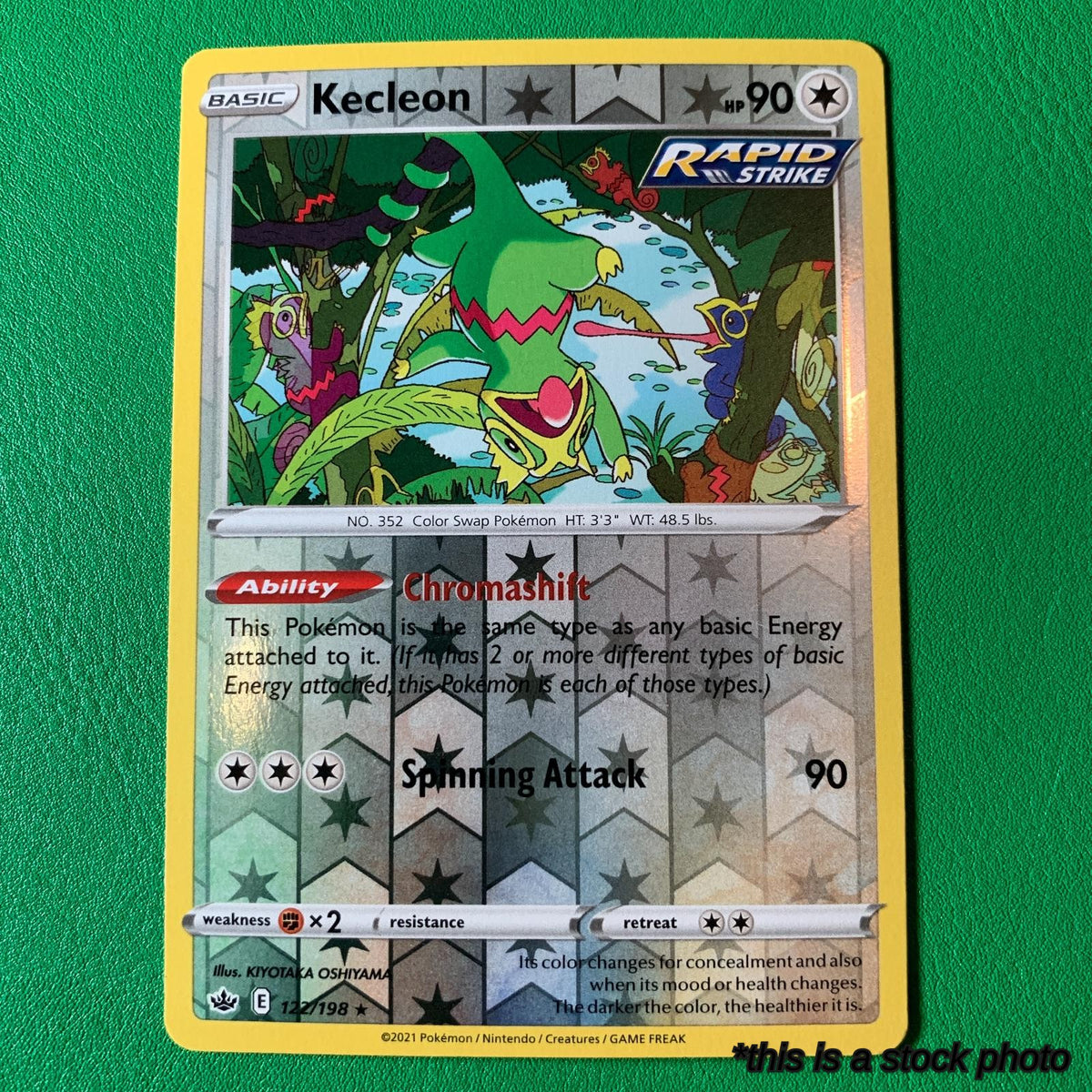 122/198 Kecleon Rare Reverse Holofoil