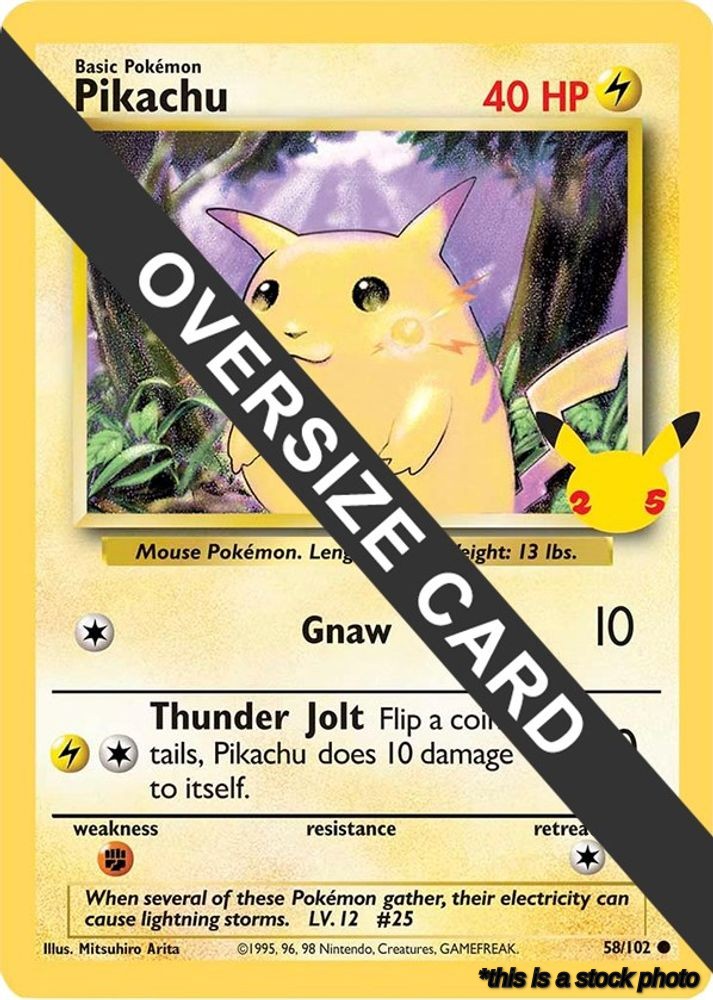 Pikachu - 58/102 (25th Anniversary)