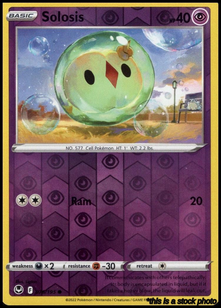 076/195 Solosis Common Reverse Holofoil