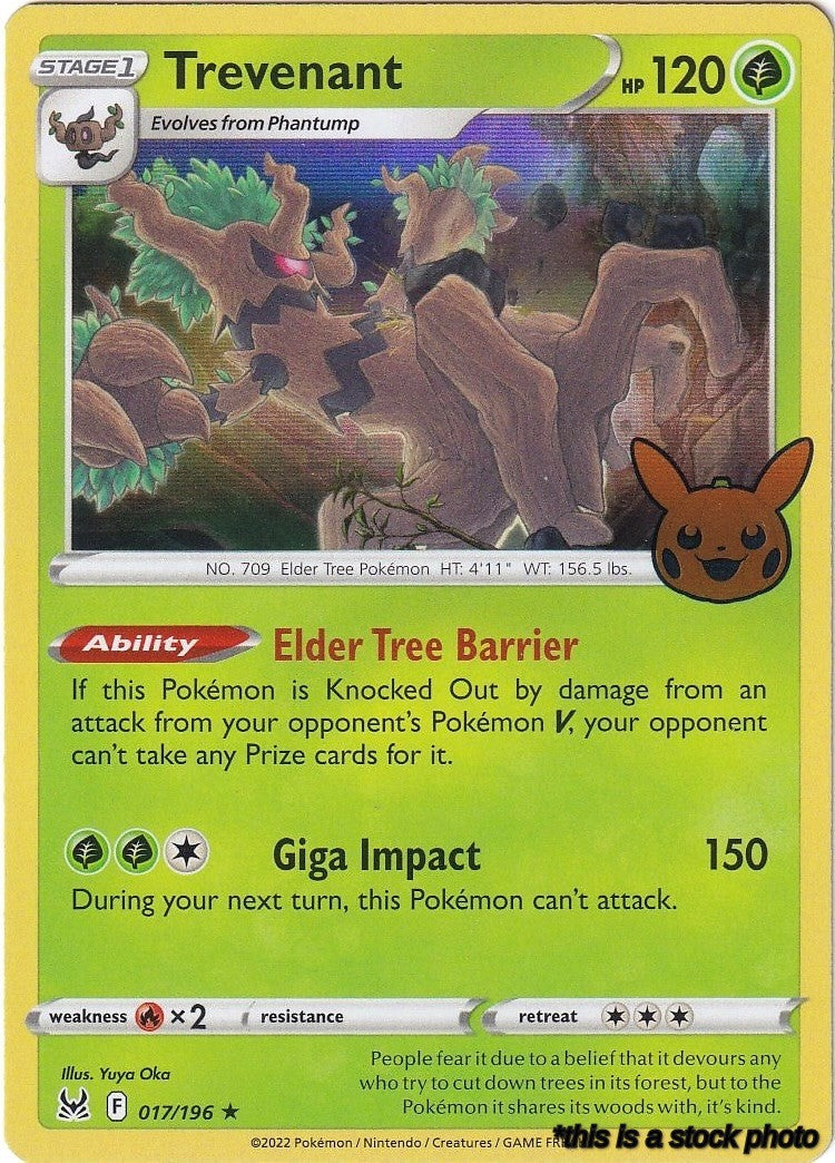 017/196 Trevenant Holo Rare Holofoil