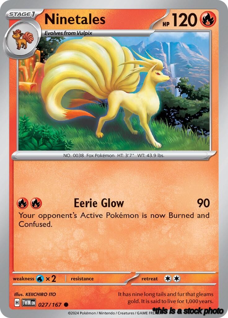 027/167 Ninetales Common Reverse Holofoil