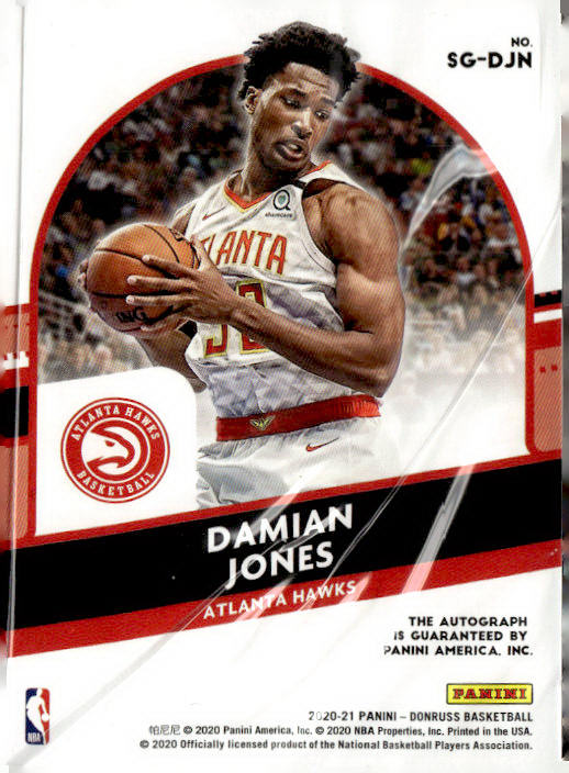2020-21 Donruss #SG-DJN Damian Jones Signature Series