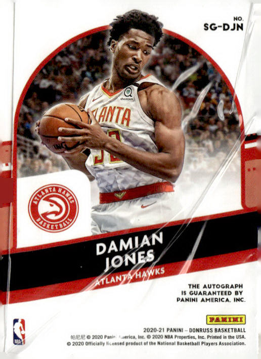 2020-21 Donruss #SG-DJN Damian Jones Signature Series