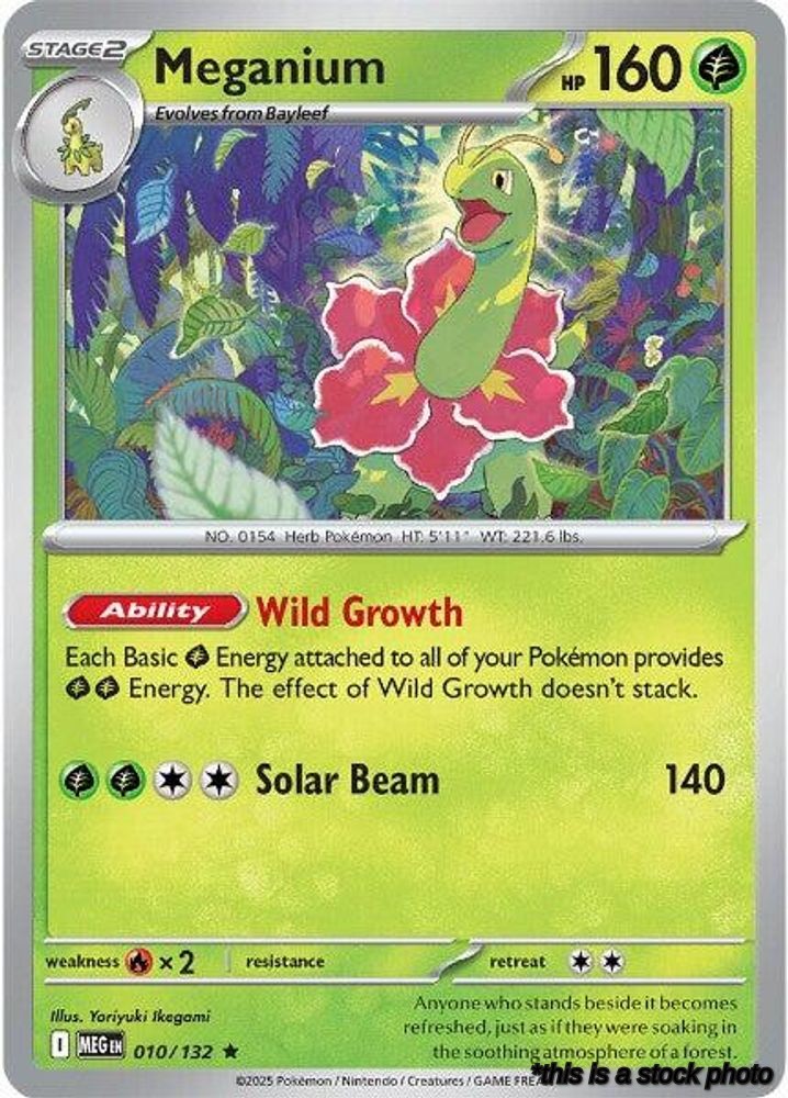 010/132 Meganium Rare Holofoil
