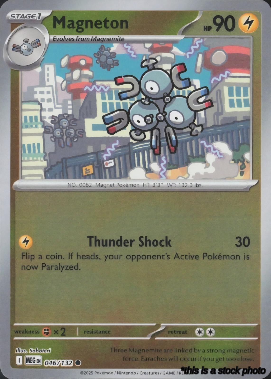046/132 Magneton Common Reverse Holofoil