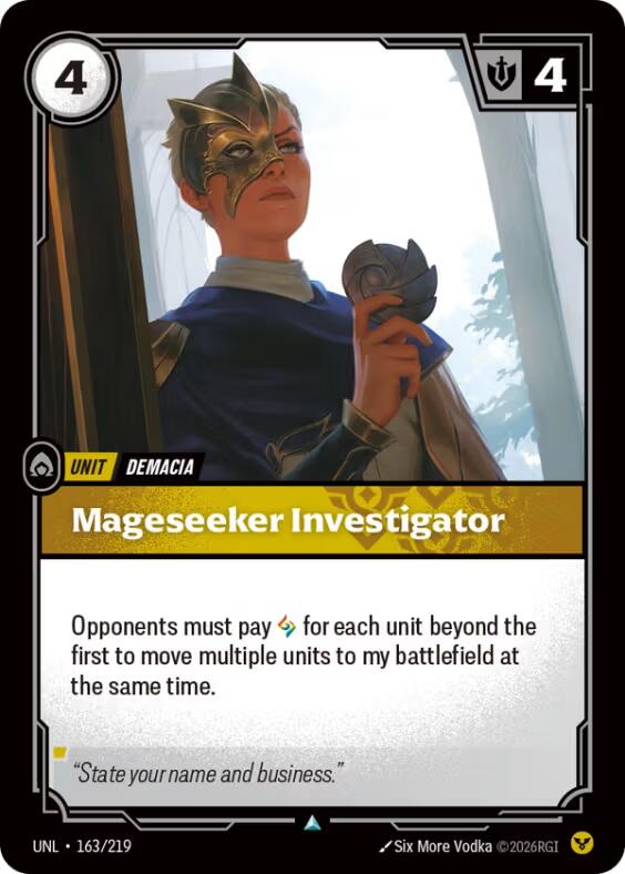 163/219-UNL Mageseeker Investigator Uncommon