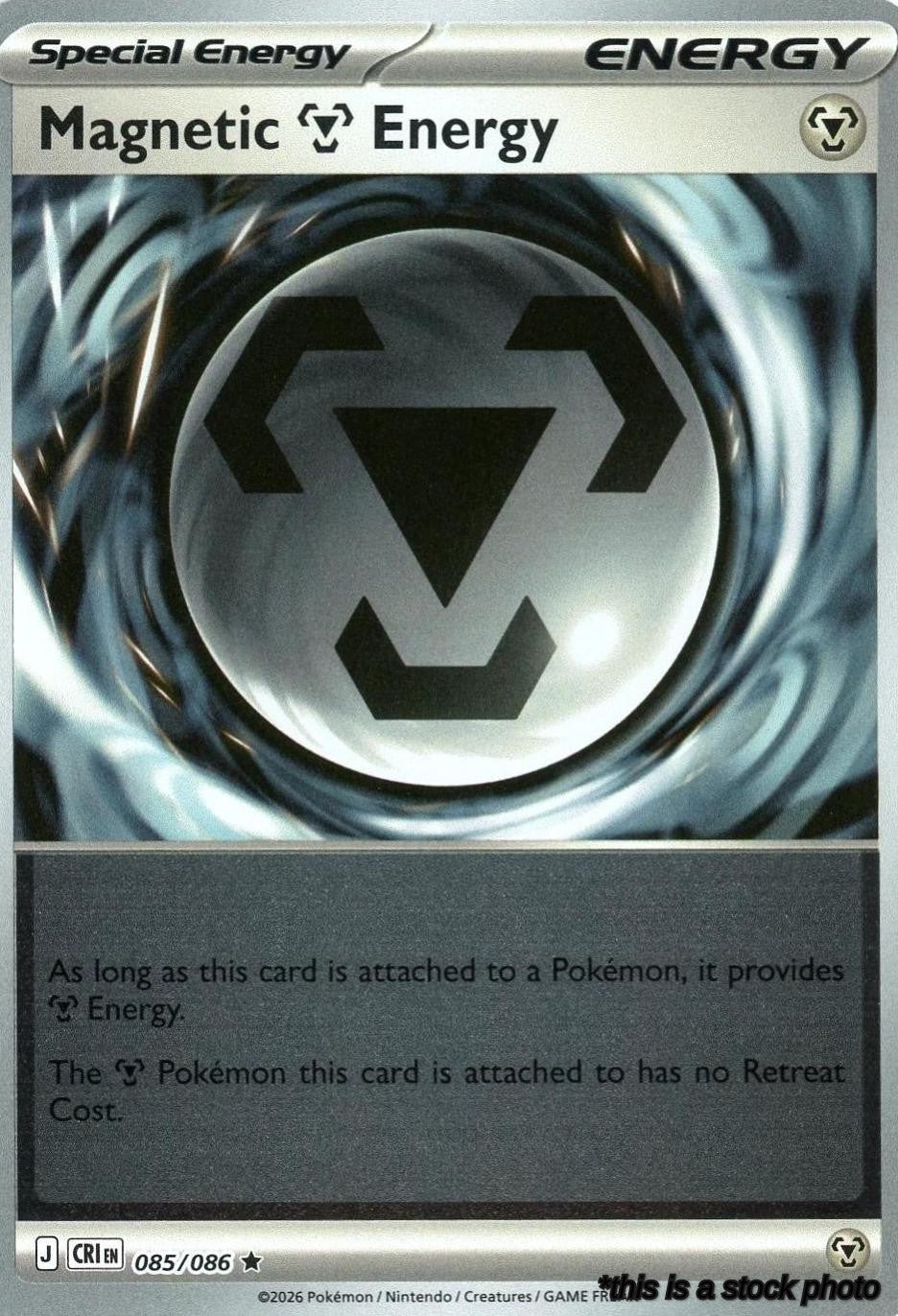 085/086 Magnetic Metal Energy Rare Reverse Holofoil