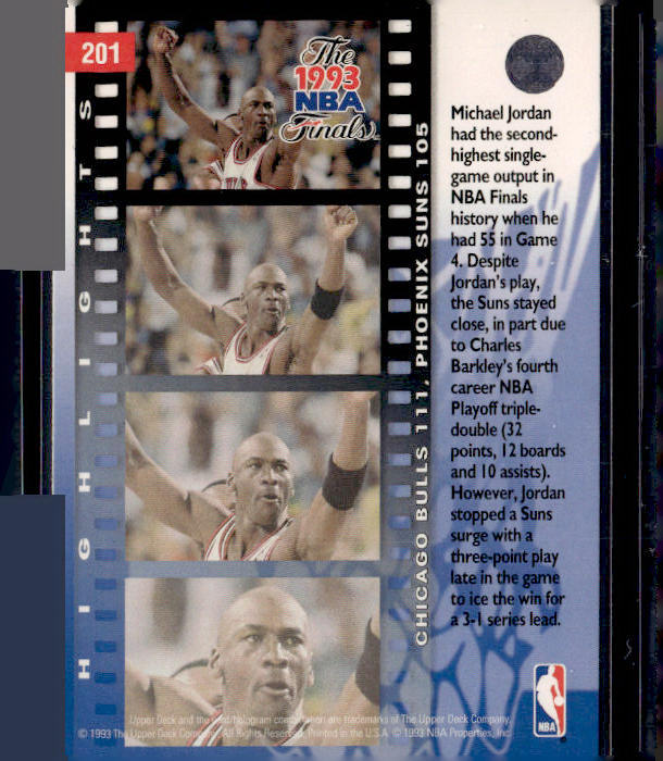 1993-94 Upper Deck #201 Michael Jordan