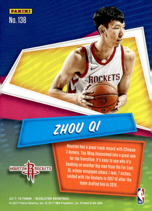 Panini Revolution #138 Zhou Qi