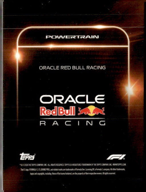 2026 Topps Lights Out Formula 1 #NNO Laurent Mekies/Max Verstappen/Isack Hadjar