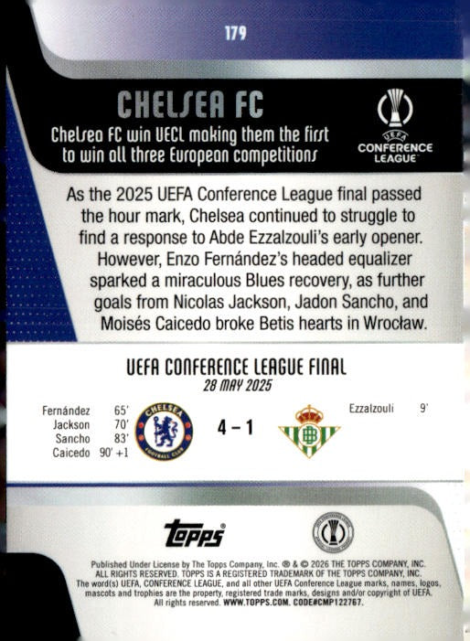 Chelsea UEFA Winners /250