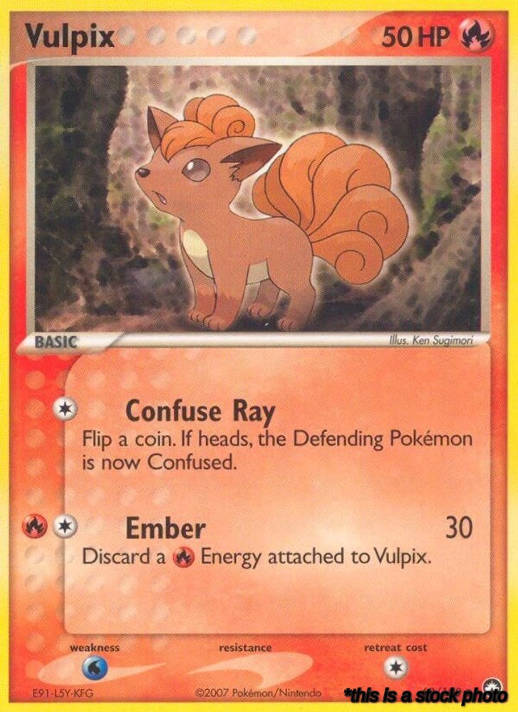 69/108 Vulpix Common Reverse Holofoil