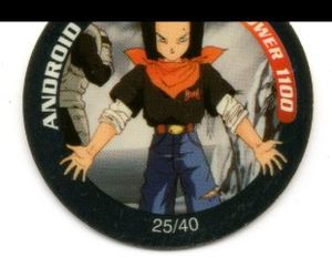 Android 17 - Dragon Ball Z Tazo 25/40 (Standard, Power 1100)