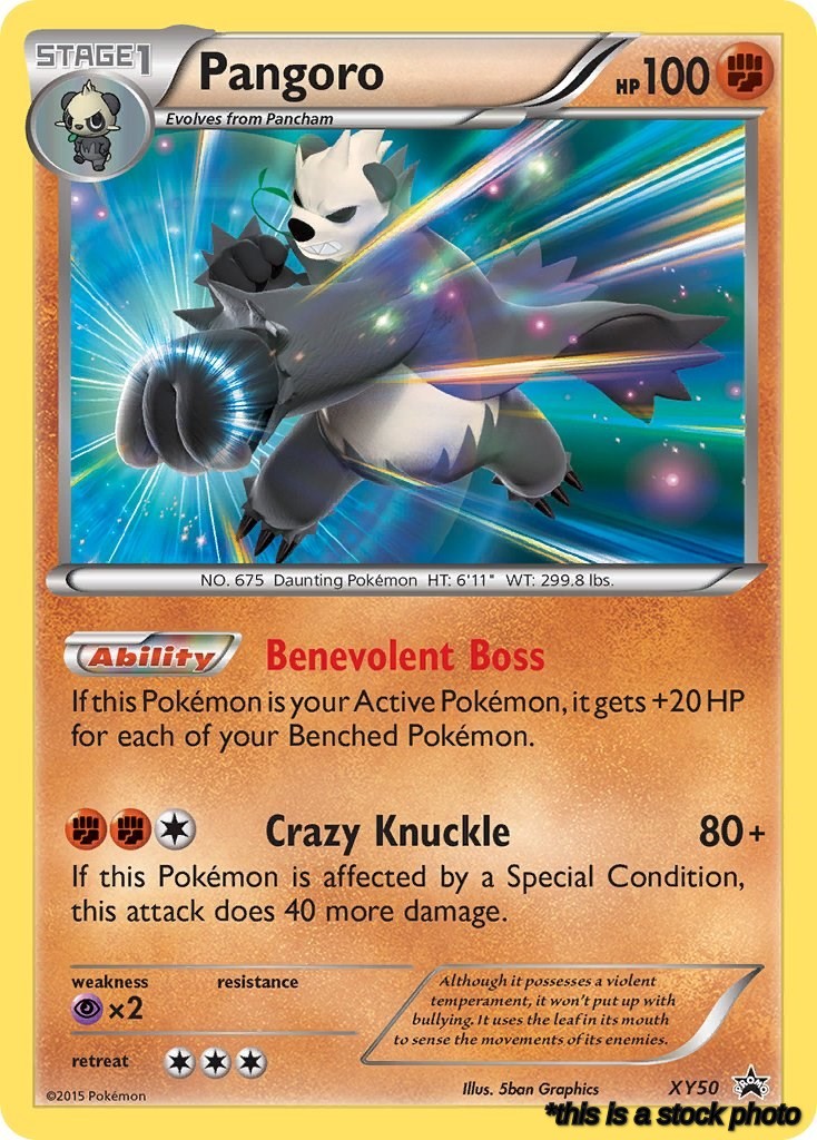 XY50 Pangoro Promo Holofoil