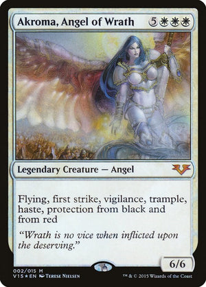 Akroma, Angel of Wrath [V15/2] 2015 Magic: The Gathering