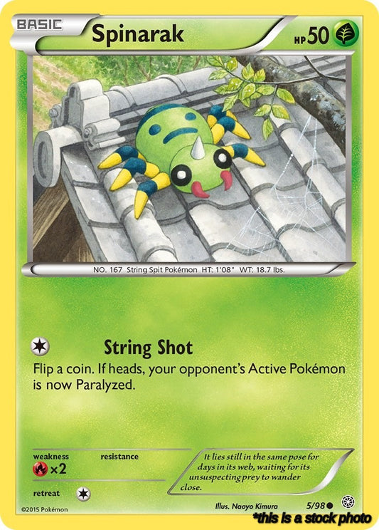 Normal Spinarak [5/98 Lightly Played ]