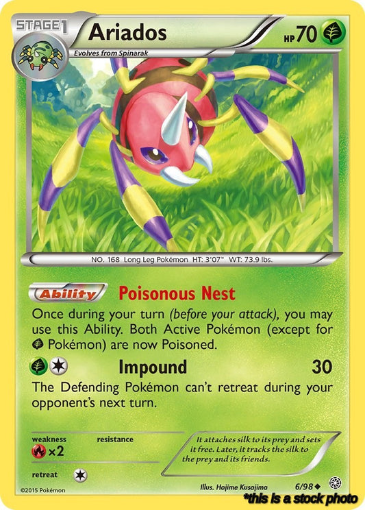 Uncommon Ariados [6/98 Near Mint ]