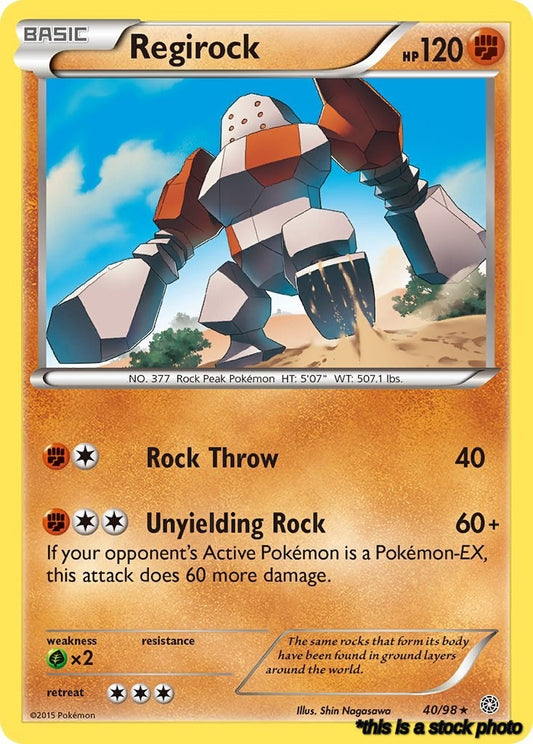 Rare Regirock [40/98 Near Mint ]