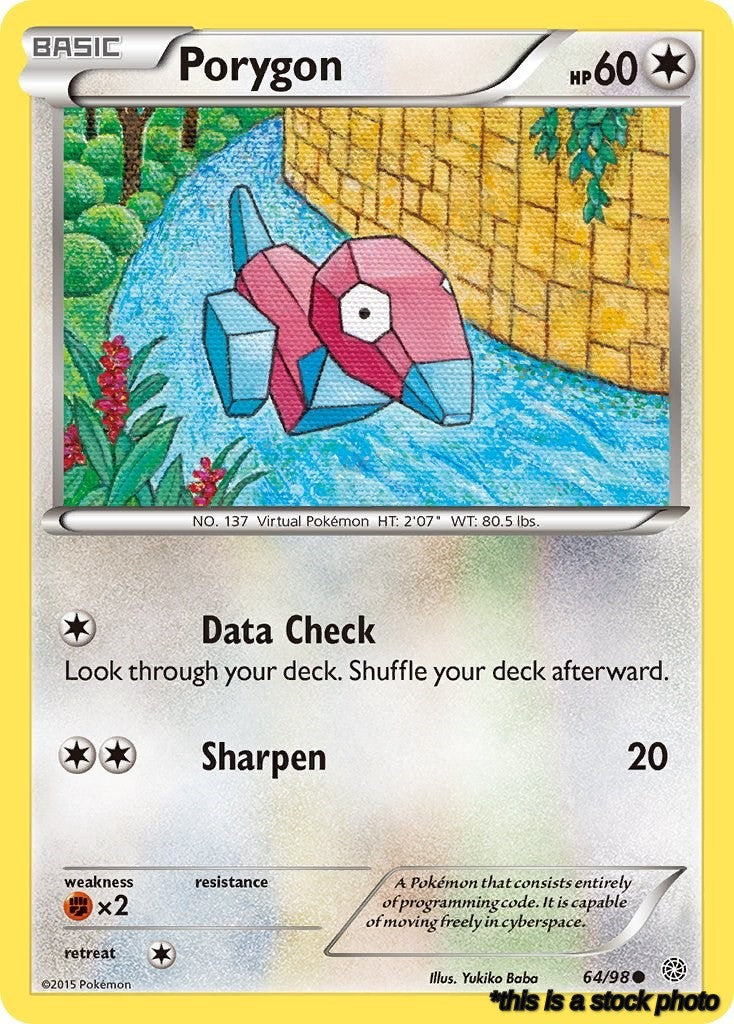 Common Porygon [64/98 Lightly Played ]