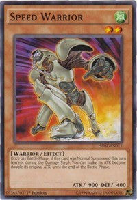 1st Edition Speed Warrior [SDSE-EN011 Lightly Played] Common / Short Print