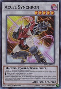 1st Edition Accel Synchron [SDSE-EN042 Moderately Played] Super Rare