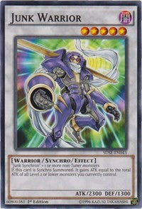 1st Edition Junk Warrior [SDSE-EN043 Lightly Played] Common / Short Print