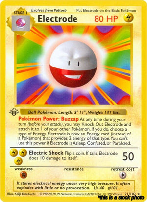 021/102 Electrode Rare Unlimited