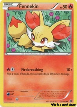 25/162 Fennekin Common Normal