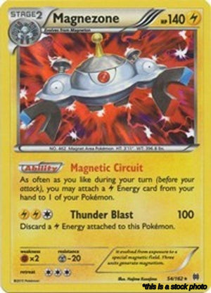 54/162 Magnezone Holo Rare Holofoil