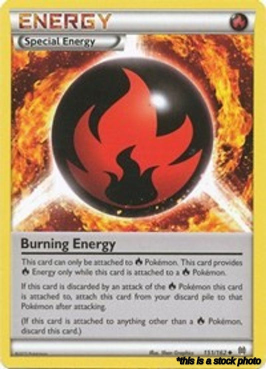 Uncommon Burning Energy [151/162 Lightly Played ]
