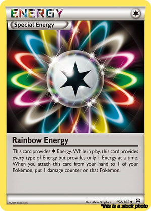 152/162 Rainbow Energy Uncommon Normal