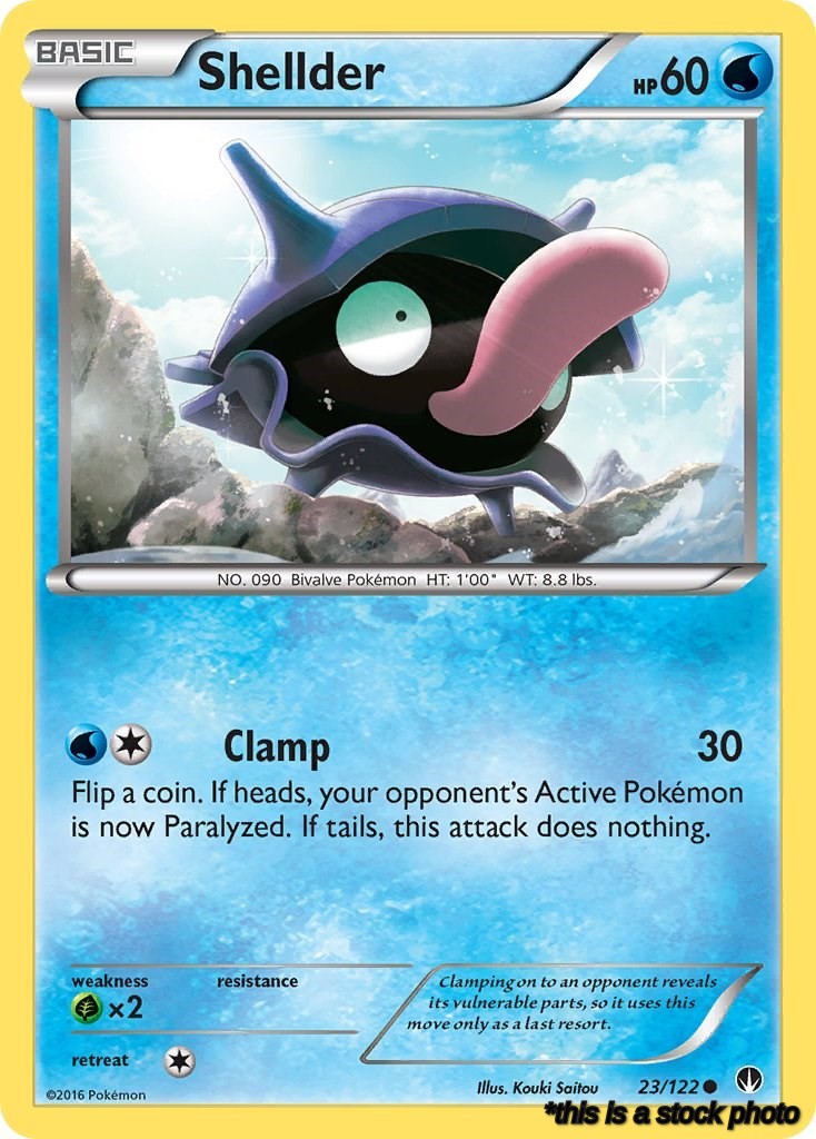 Common Shellder (23) [23/122 Lightly Played ]