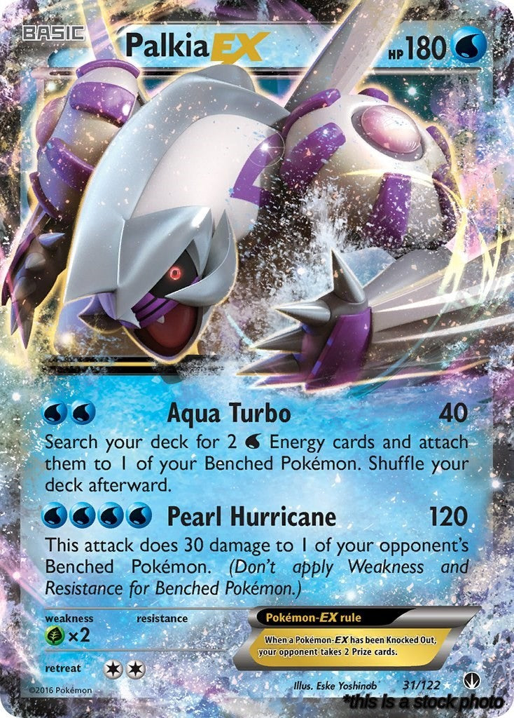 31/122 Palkia EX Ultra Rare Holofoil