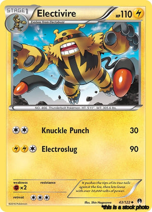 Normal Electivire [43/122 Near Mint ]