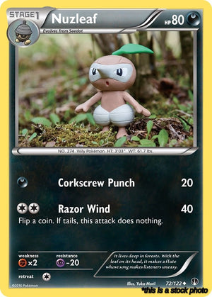 Reverse Holofoil Nuzleaf [72/122 Lightly Played ]