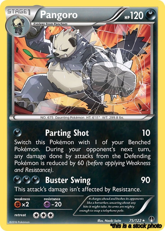 Rare Pangoro [75/122 Lightly Played ]
