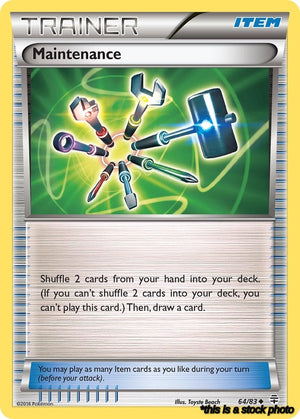 64/83 Maintenance Uncommon Reverse Holofoil