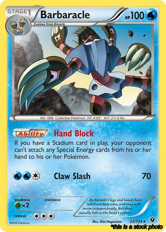 Normal Barbaracle [23/124 Near Mint ]