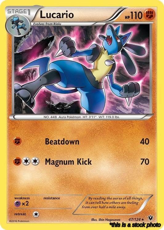 Rare Lucario (47) [47/124 Lightly Played ]