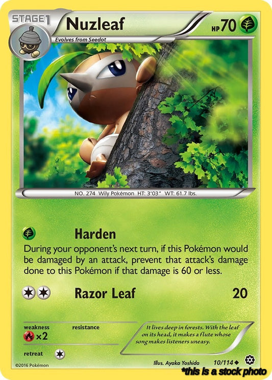 Normal Nuzleaf [10/114 Lightly Played ]