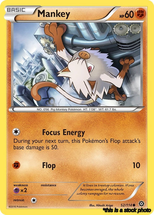 Normal Mankey [52/114 Heavily Played ]