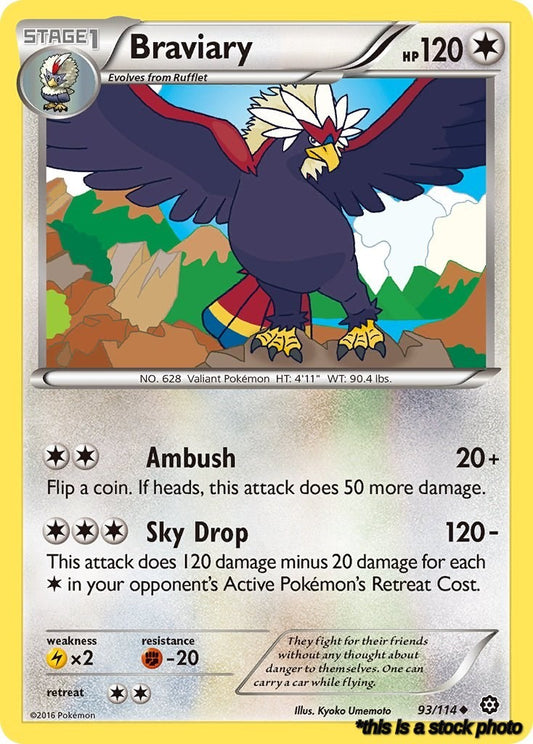 93/114 Braviary Uncommon Normal