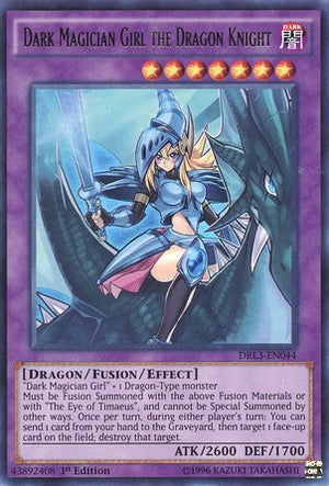 1st Edition Dark Magician Girl the Dragon Knight [DRL3-EN044 Lightly Played] Ultra Rare